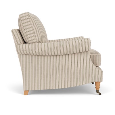Armchair - Sage - Kingham Stripe