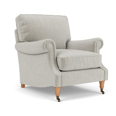 Armchair - Grey Mist - Eco Chenille