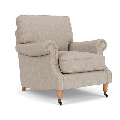 Armchair - Natural - Luxury Italian Linen
