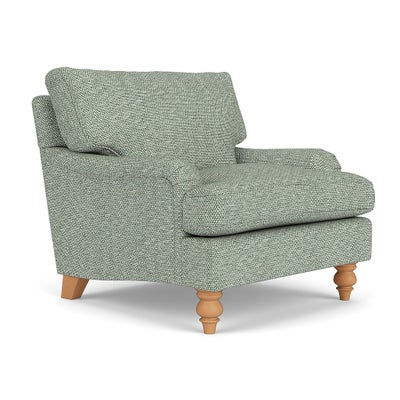Armchair - Lake - Herringbone Weave