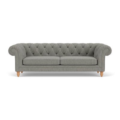 3 Seater - Grey marl - Rustic Weave