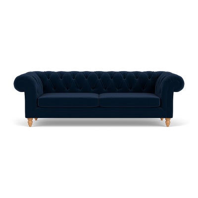 3 Seater - Deep blue - Matt Velvet