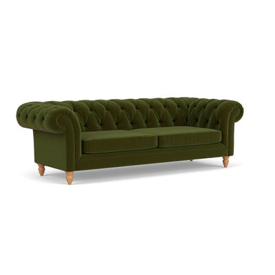 3 Seater - Forest Green - Matt Velvet