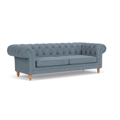 3 Seater - Mid Blue - Aquaclean Oxford