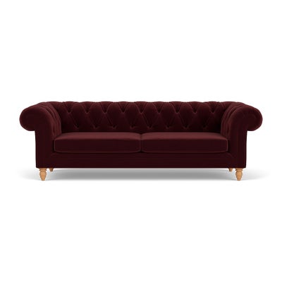 3 Seater - Dark Rosehip - Matt Velvet