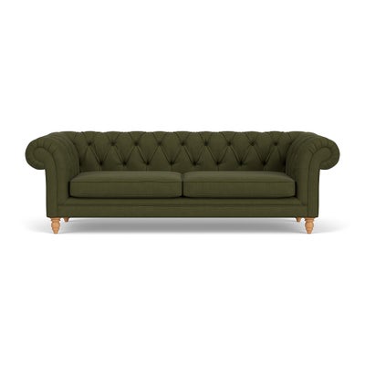3 Seater - Forest Green - House Linen Mix