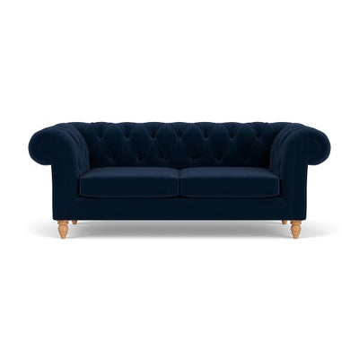 Large 2 Seater - Deep blue - Matt Velvet