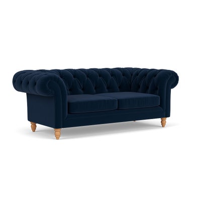Large 2 Seater - Deep blue - Matt Velvet