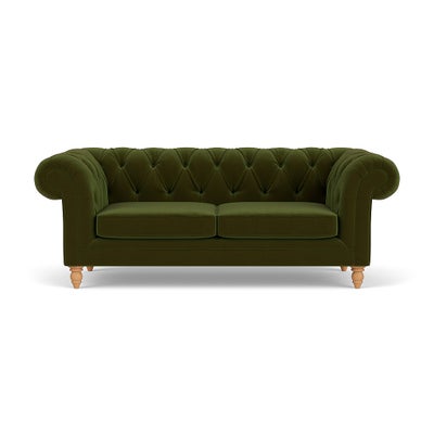 Large 2 Seater - Forest Green - Matt Velvet