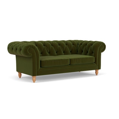 Large 2 Seater - Forest Green - Matt Velvet