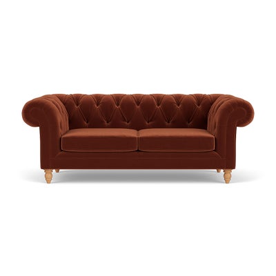 Large 2 Seater - Brick - Matt Velvet