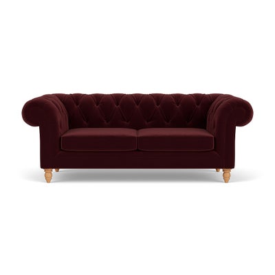 Large 2 Seater - Dark Rosehip - Matt Velvet