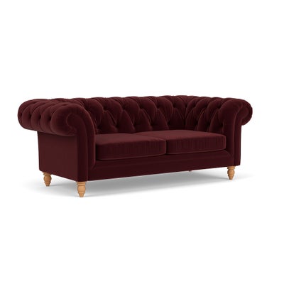 Large 2 Seater - Dark Rosehip - Matt Velvet