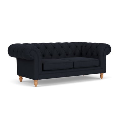 Large 2 Seater - Ink - House Linen Mix