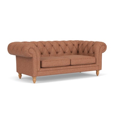 Large 2 Seater - Brick - Herringbone Weave