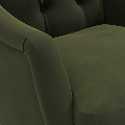 Armchair - Forest Green - Matt Velvet
