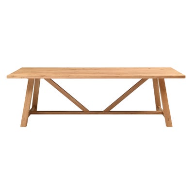 8 Seater Dining Table and 2 Dining Benches