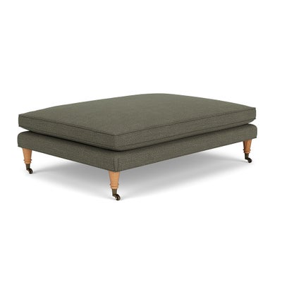 Foot Stool - Deep Forest - Rustic Weave