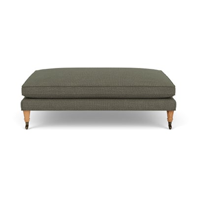 Foot Stool - Deep Forest - Rustic Weave