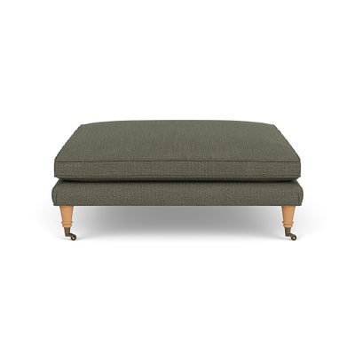 Foot Stool - Deep Forest - Rustic Weave