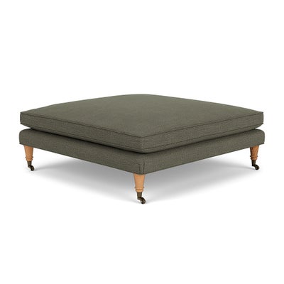 Foot Stool - Deep Forest - Rustic Weave