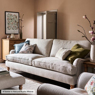 Large 2 Seater - Sky Blue - House Linen Mix