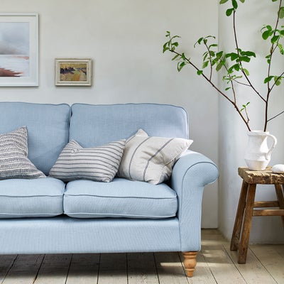 Large 2 Seater - Dove Grey - House Linen Mix