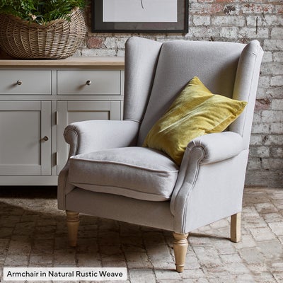 Armchair - Dove grey - House Linen Mix