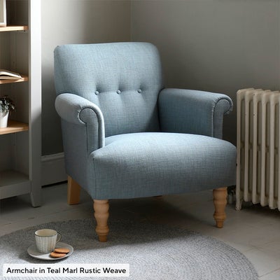 Armchair - Dove grey - House Linen Mix