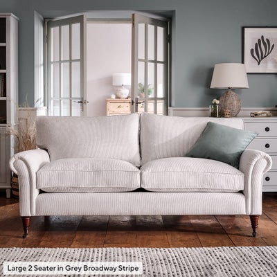 Large 2 Seater - Indigo - House Linen Mix