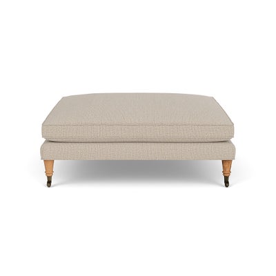 Foot Stool - Natural - Rustic weave
