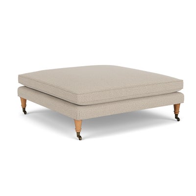 Foot Stool - Natural - Rustic weave