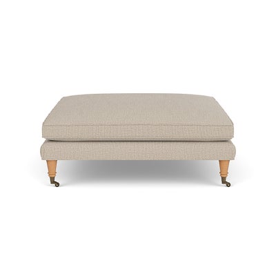 Foot Stool - Natural - Rustic weave