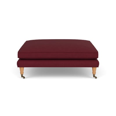 Foot Stool - Rosehip - House linen mix