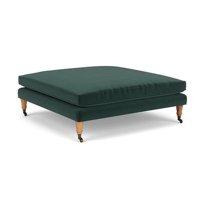 Foot Stool - Lake - Matt Velvet