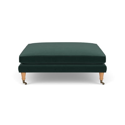 Foot Stool - Lake - Matt Velvet