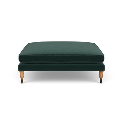 Foot Stool - Lake - Matt Velvet