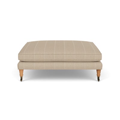 Foot Stool - Natural - Compton Stripe