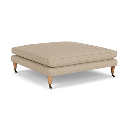 Foot Stool - Natural - Compton Stripe