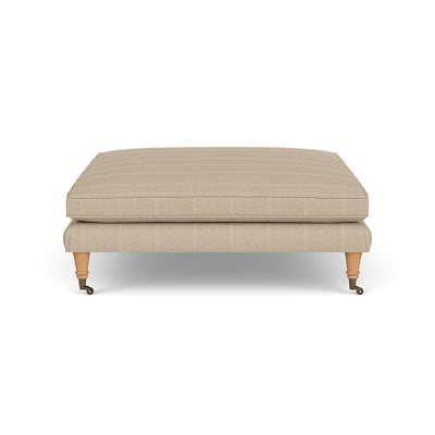 Foot Stool - Natural - Compton Stripe