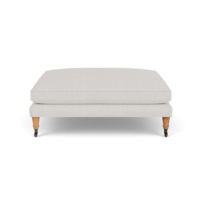 Foot Stool - Grey - Broadway Stripe