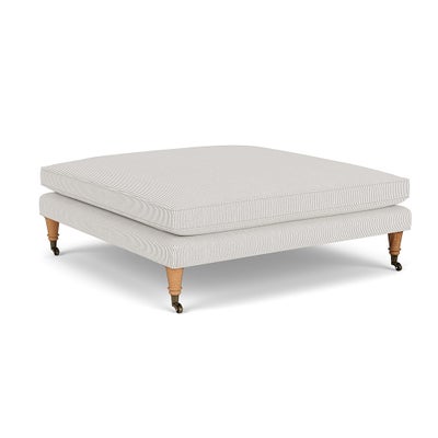 Foot Stool - Grey - Broadway Stripe