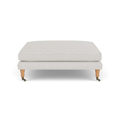 Foot Stool - Grey - Broadway Stripe