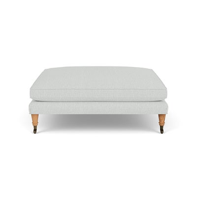 Foot Stool - Duck Egg - Broadway Stripe
