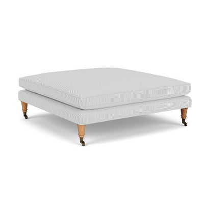 Foot Stool - Duck Egg - Broadway Stripe