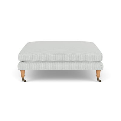 Foot Stool - Duck Egg - Broadway Stripe