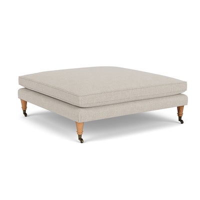 Foot Stool - Natural - Aquaclean Oxford