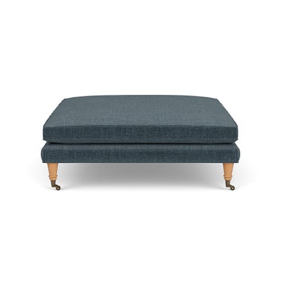 Foot Stool - Teal - Eco Chenille