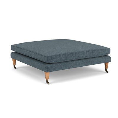 Foot Stool - Teal - Eco Chenille
