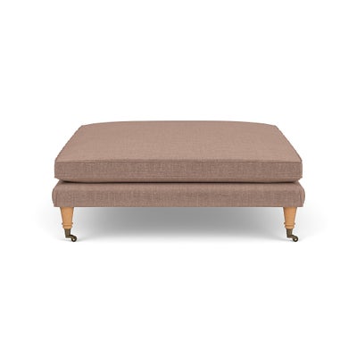 Foot Stool - Dusky Rose - Eco Chenille